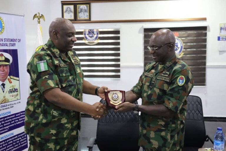 DIRECTOR NN HYDROGRAPHY PAYS COURTESY VISIT TO HQ NAVDOC