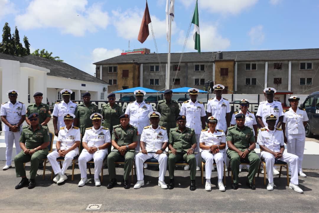 THE COMMANDER NIGERIAN ARMY CORPS OF SUPPLY AND TRANSPORT PAYS A COURTESY VISIT TO HQ NAVDOC
